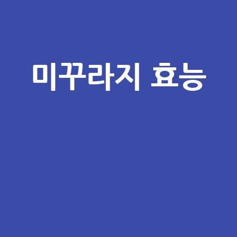 미꾸라지 효능과 영양가