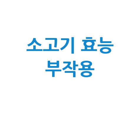 소고기 효능과 부작용 알아보기