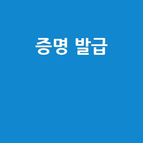 대한건설협회 온라인 증명 발급